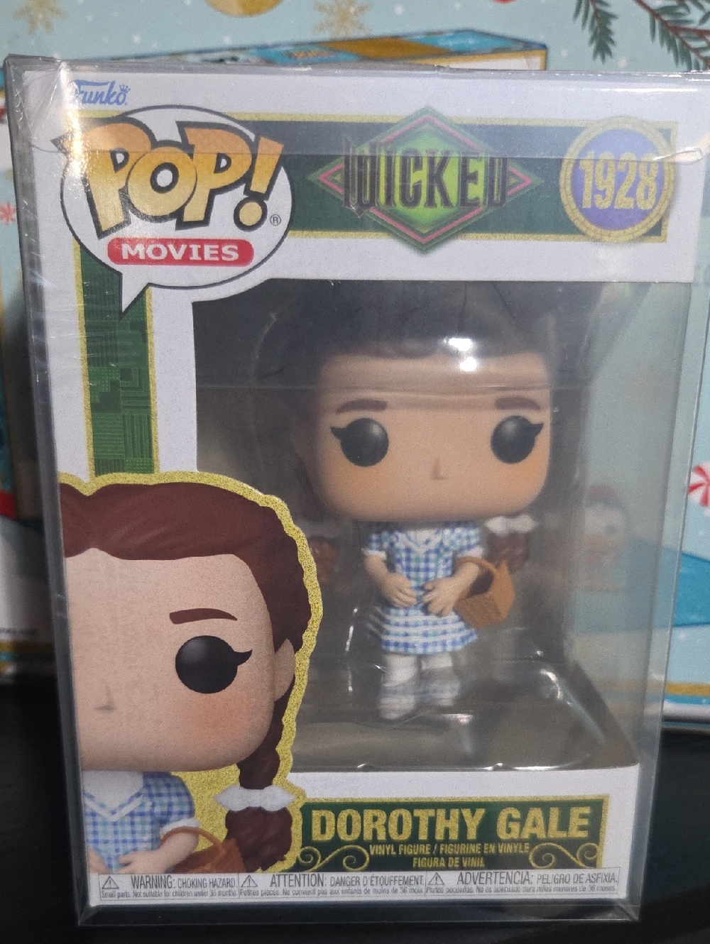 Funko Dorothy Gale Blue and White Gingham Pop!